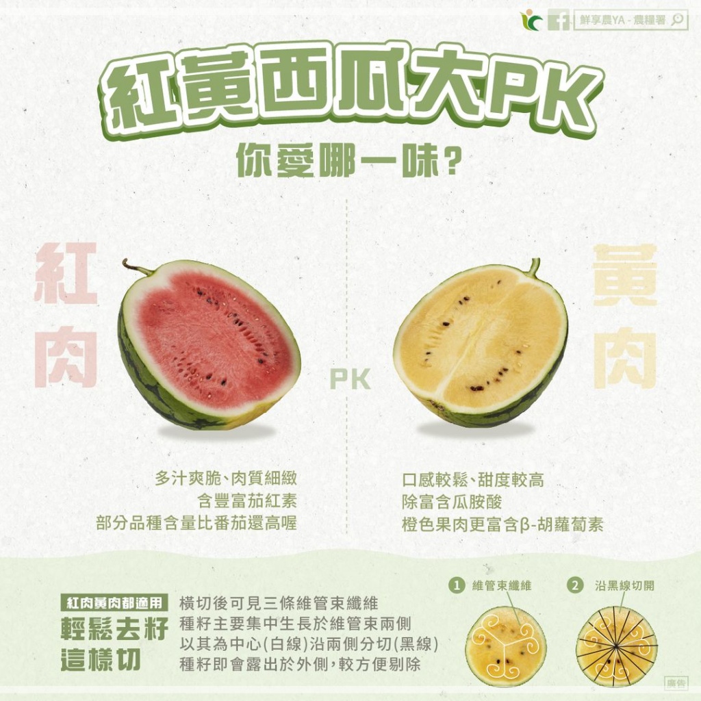 西瓜解渴消暑 紅西瓜、黃小玉怎麼選？紅西瓜有助夜間視力、黃小玉助調控血壓
