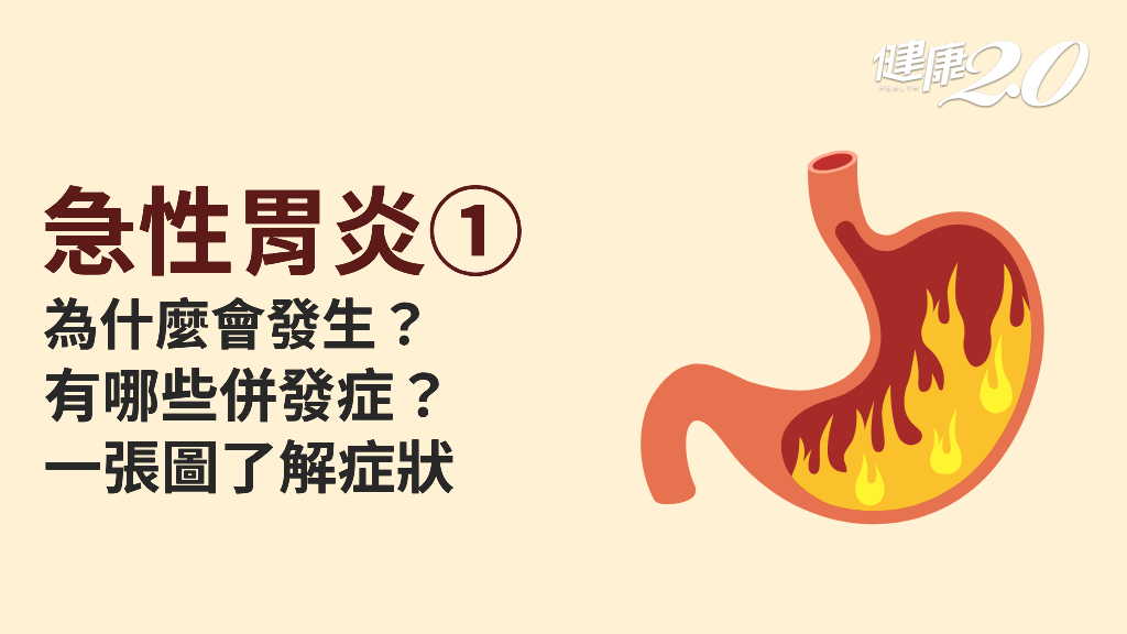 急性胃炎／急性胃炎是什麼？有哪些症狀？胃炎會變成胃癌？
