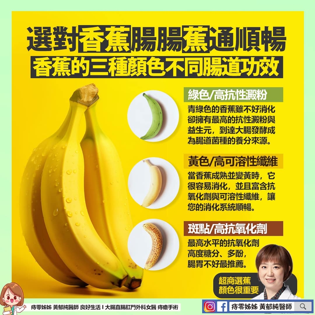便祕要吃這顏色的香蕉！醫曝3種顏色香蕉功效：防抽筋、腸躁症選這個