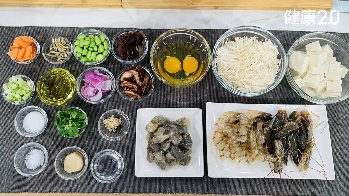 食譜 鮮蝦嫩蛋燉豆腐